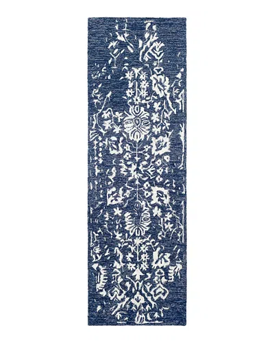 Surya Granada Gnd-2311 Runner Area Rug, 2'6 X 8' In Blue/ivory
