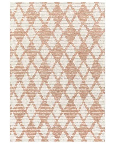 Surya Greenwich Indoor/outdoor Rug In Peach