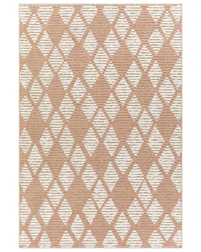 Surya Greenwich Indoor/outdoor Rug In Peach