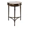 Surya Gregory Accent Table In Brass