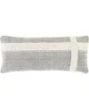 Surya Harlow Lumbar Pillow In Gray
