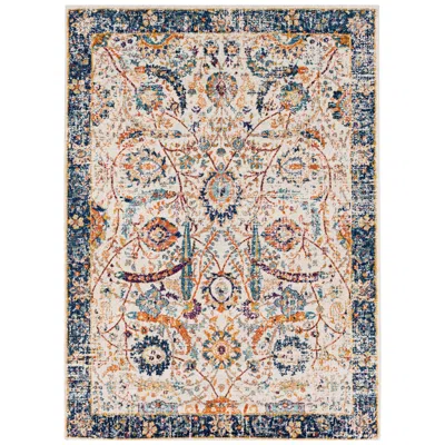Surya Harput Hap-1014 5'x8' Dark Blue And Orange Area Rug