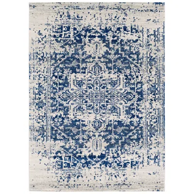 Surya Harput Hap-1021 5'x8' Dark Blue And Beige Area Rug