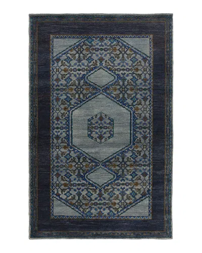 Surya Haven Area Rug, 5'6 X 8'6 In Navy/ Slate/ Gray/ Teal