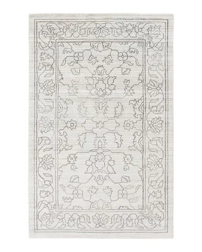 Surya Hightower Area Rug, 4' X 6' In Charcoal/light Gray