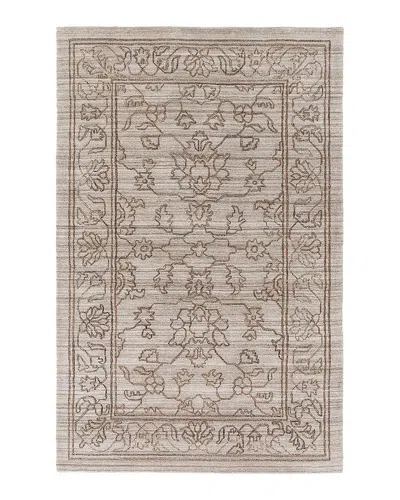 Surya Hightower Area Rug, 4' X 6' In Light Gray/taupe/olive