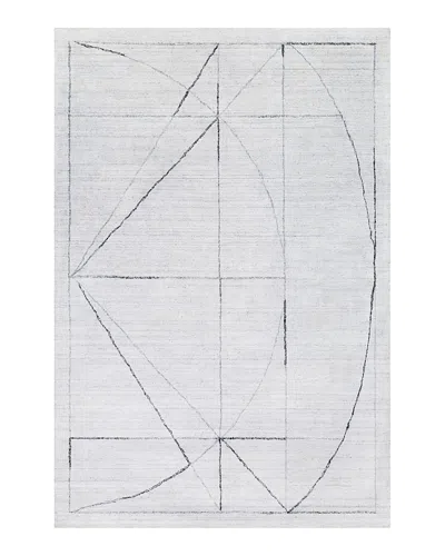 Surya Hightower Htw-3010 Area Rug, 8' X 10' In Medium Gray/white
