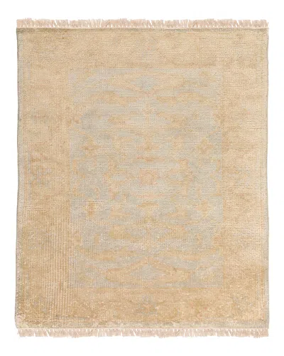 Surya Hillcrest Hil-9010 Area Rug, 7'9 X 9'9 In Wheat/seafoam/khaki