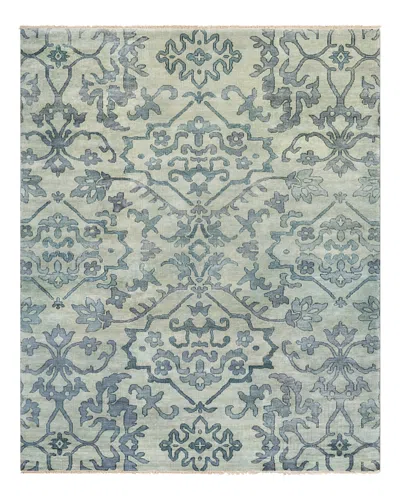 Surya Hillcrest Hil-9036 Area Rug, 2' X 3' In Dark Blue/aqua/seafoam