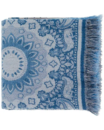 Surya Indira Bohemian Global Throw In Blue