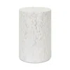 Surya Iridescent End Table In Ivory