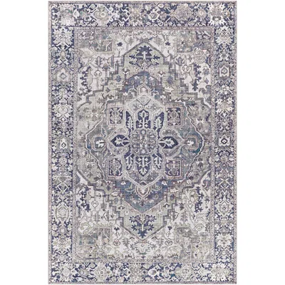 Surya Iris Irs-2359 2'3"x3'9" Charcoal And Cream Area Rug