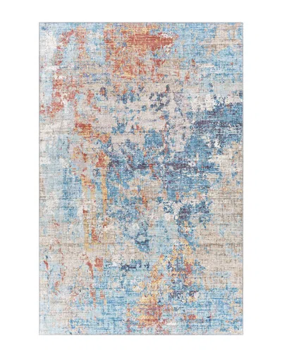 Surya Iris Modern Rug In Teal