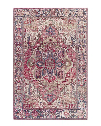 Surya Iris Traditional Rug In Burgundy