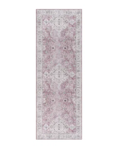 Surya Iris Traditional Rug In Pink