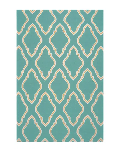 Surya Jill Rosenwald Fallon Contemporary Flatweave Rug In Blue