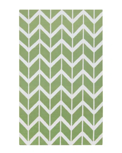 Surya Jill Rosenwald Fallon Flatweave Rug In Green