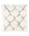 Surya Kandi Polyester Pillow In Cream