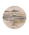 Surya Kavita 20744 Round Area Rug, 6' X 6' In Beige