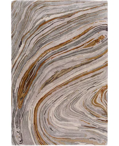 Surya Kavita 23252 2'x3' Area Rug In Charcoal