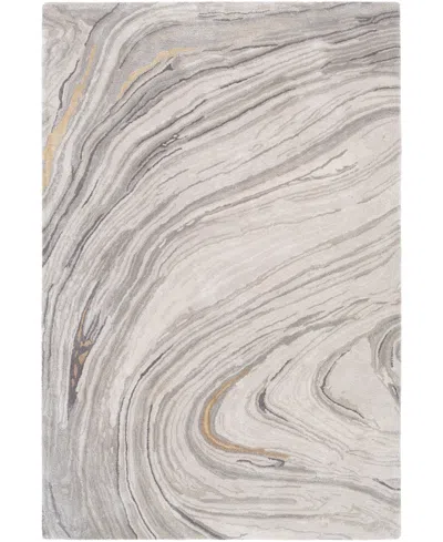 Surya Kavita 23252 6'x9' Area Rug In Silver