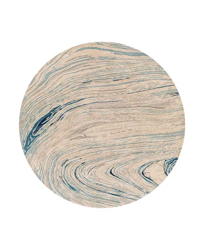 Surya Kavita 23252 Round Area Rug, 8' X 8' In Taupe