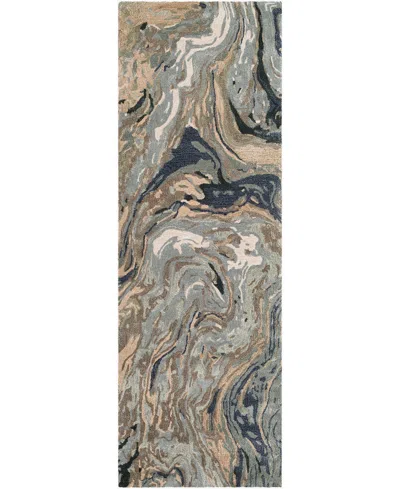 Surya Kavita Kvt-2329 2'6" X 8' Runner Area Rug In Gray