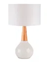 Surya Kent Table Lamp In White