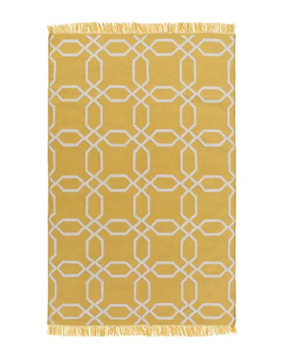 Surya Lagoon Hand-woven Area Rug In Yellow