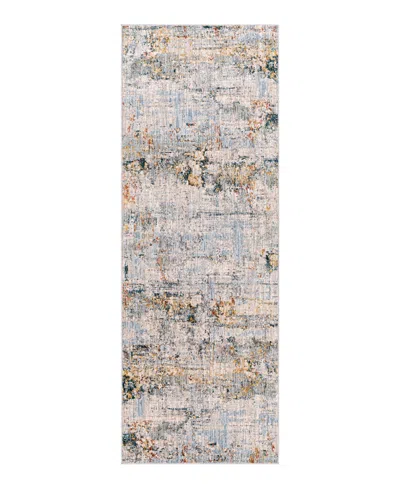 Surya Laila Laa-2300 2'7x7'3 Runner Area Rug In Gray- Blue