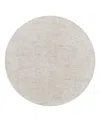 Surya Laila Laa-2301 6'7x6'7 Round Area Rug In Gray-taupe