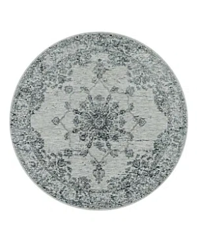 Surya Laila Laa-2301 Round Area Rug, 6'7 X 6'7 In Navy