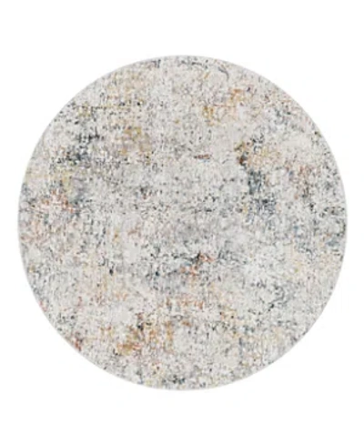 Surya Laila Laa-2304 Round Area Rug, 5'3 X 5'3 In Silver