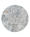Surya Laila Laa-2305 6'7x6'7 Round Area Rug In Navy