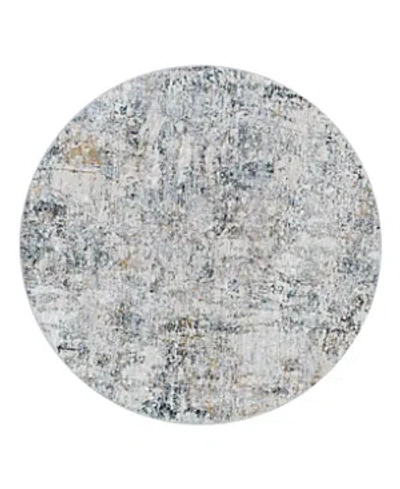 Surya Laila Laa-2305 Round Area Rug, 6'7 X 6'7 In Navy