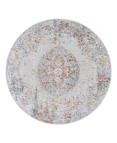 Surya Laila Laa-2306 Round Area Rug, 5'3 X 5'3 In Red