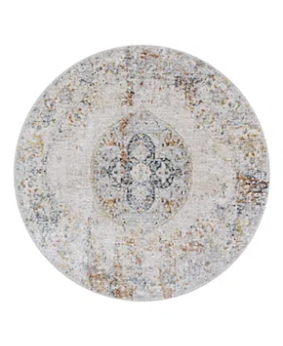 Surya Laila Laa-2306 Round Area Rug, 5'3 X 5'3 In Teal