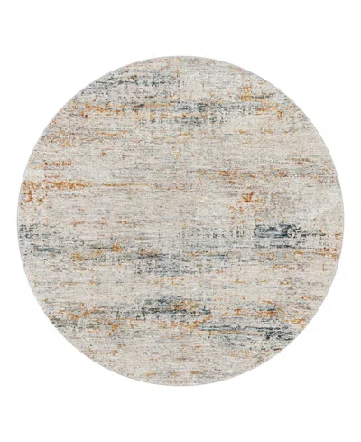 Surya Laila Laa-2308 5'3x5'3 Round Area Rug In Gray