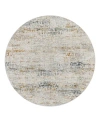 Surya Laila Laa-2308 Round Area Rug, 7'10 X 7'10 In Silver