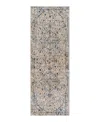 Surya Laila Laa-2310 2'7x7'3 Runner Area Rug In Gray- Teal