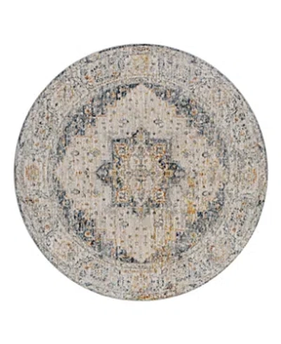 Surya Laila Laa-2312 Round Area Rug, 5'3 X 5'3 In Charcoal