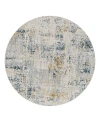 Surya Laila Laa-2314 Round Area Rug, 5'3 X 5'3 In Teal