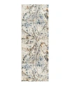 Surya Laila Laa-2316 Runner Area Rug, 2'7 X 7'3 In Teal/gray