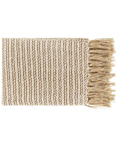 Surya Lanie Throw In Ivory