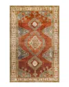 Surya Lavable Global Burnt Orange Rug Rug In Orange