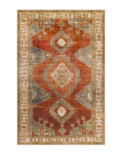 Surya Lavable Global Burnt Orange Rug Rug