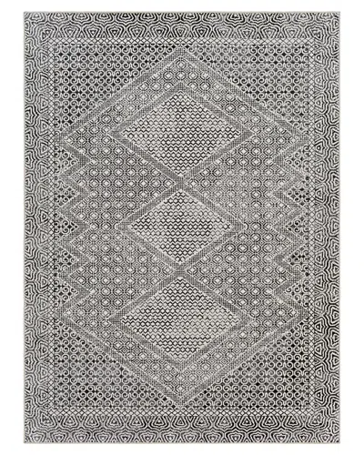 Surya Lavadora Global Machine-washable Rug In Black
