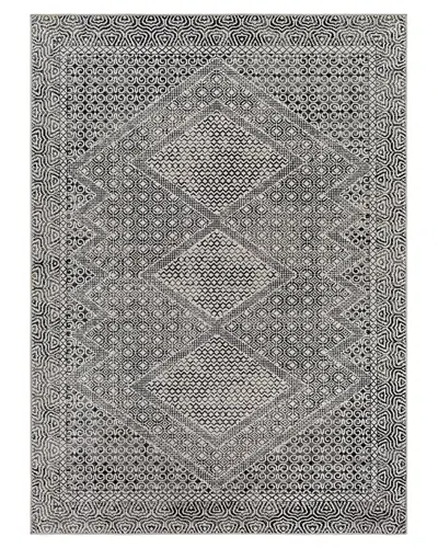 Surya Lavadora Global Machine-washable Rug In Black