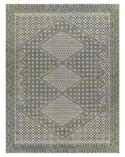 Surya Lavadora Global Machine-washable Rug In Black