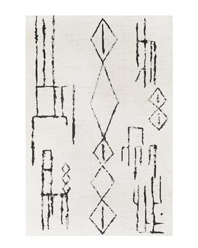 Surya Lavadora Machine-washable Rug In Black